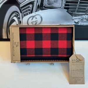 Kit and Luc Buffalo Plaid Travel Document Case
In Box